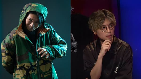 怪谈艺人上田幸司（左）与奥秘怪谈作家久田樹生（右）