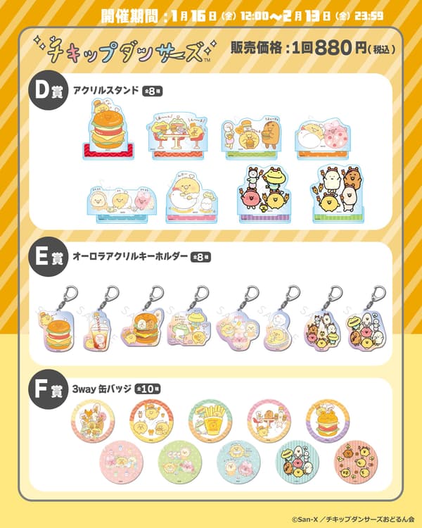 Chickip Dancers Prize Lineup 2