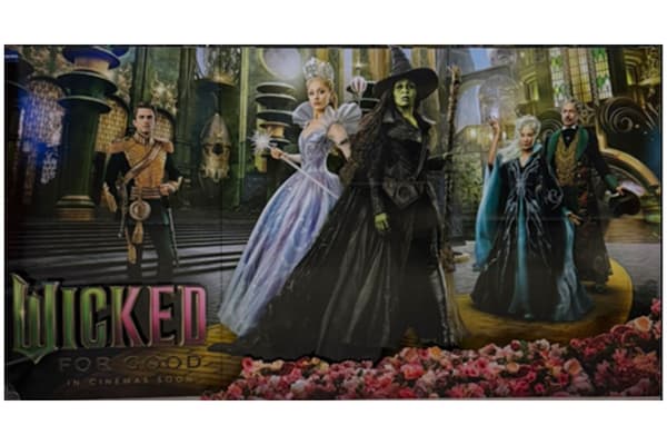 영화 비주얼이 담긴 포토 부스