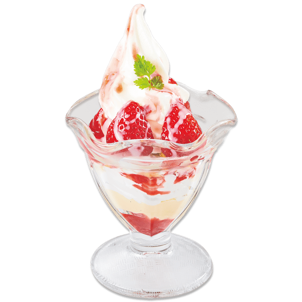 Fresh Strawberry Soft Serve