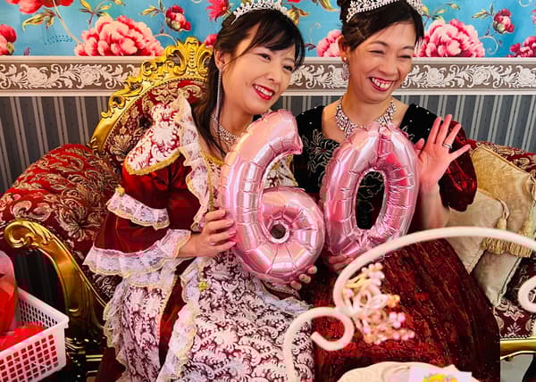 Red dress for kanreki (60th birthday)