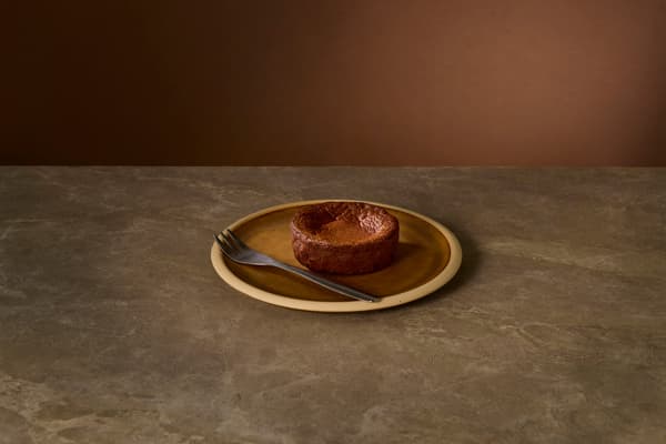 Pastel de queso con chocolate