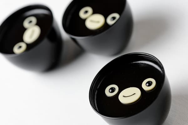 Pastel de pingüino Suica y pudín de pingüino Suica