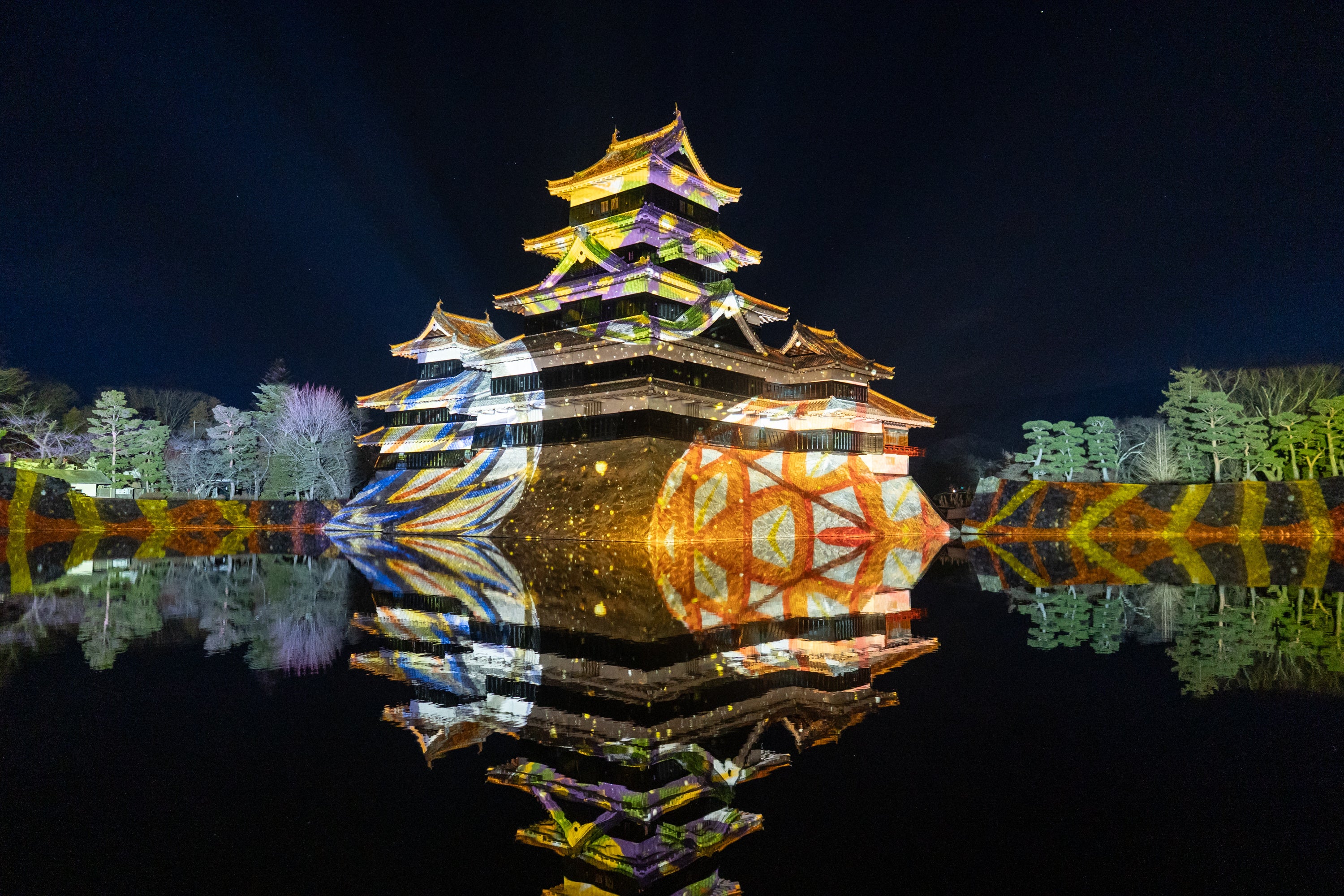National Treasure Matsumoto Castle Tower Projection Mapping 2025-2026