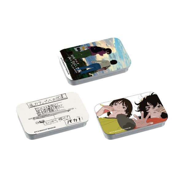 三款设计的薄荷糖片铁盒