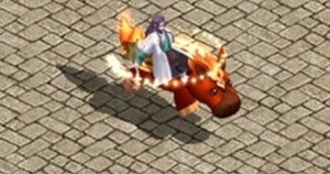 Petit Red Horse Carpet Summon Set