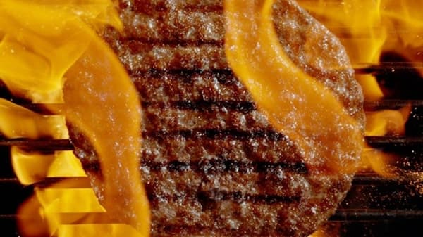 炭火烤制100%纯牛肉肉饼