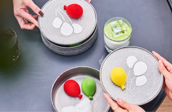 Postre de autor Cloud Nest «Above the Cloud