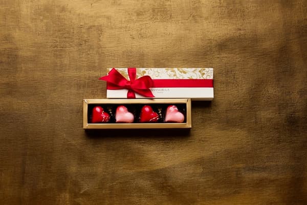 Heart Bonbon Chocolates (4 pieces)
