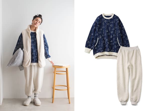 Pijamas acolchados de oso polar