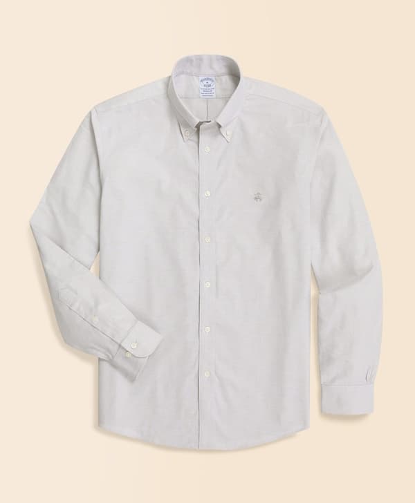 Non-Iron Stretch Oxford GF Logo Sports Shirt Regular Fit