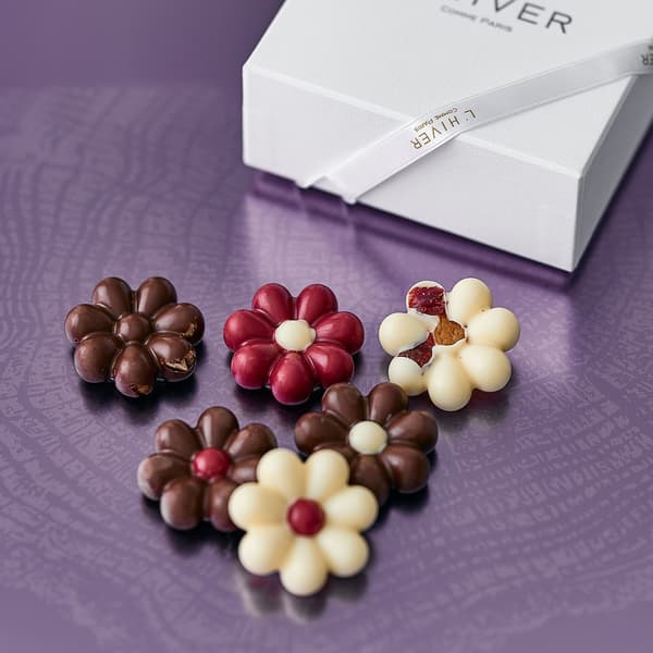 Fleurs chocolate varieties