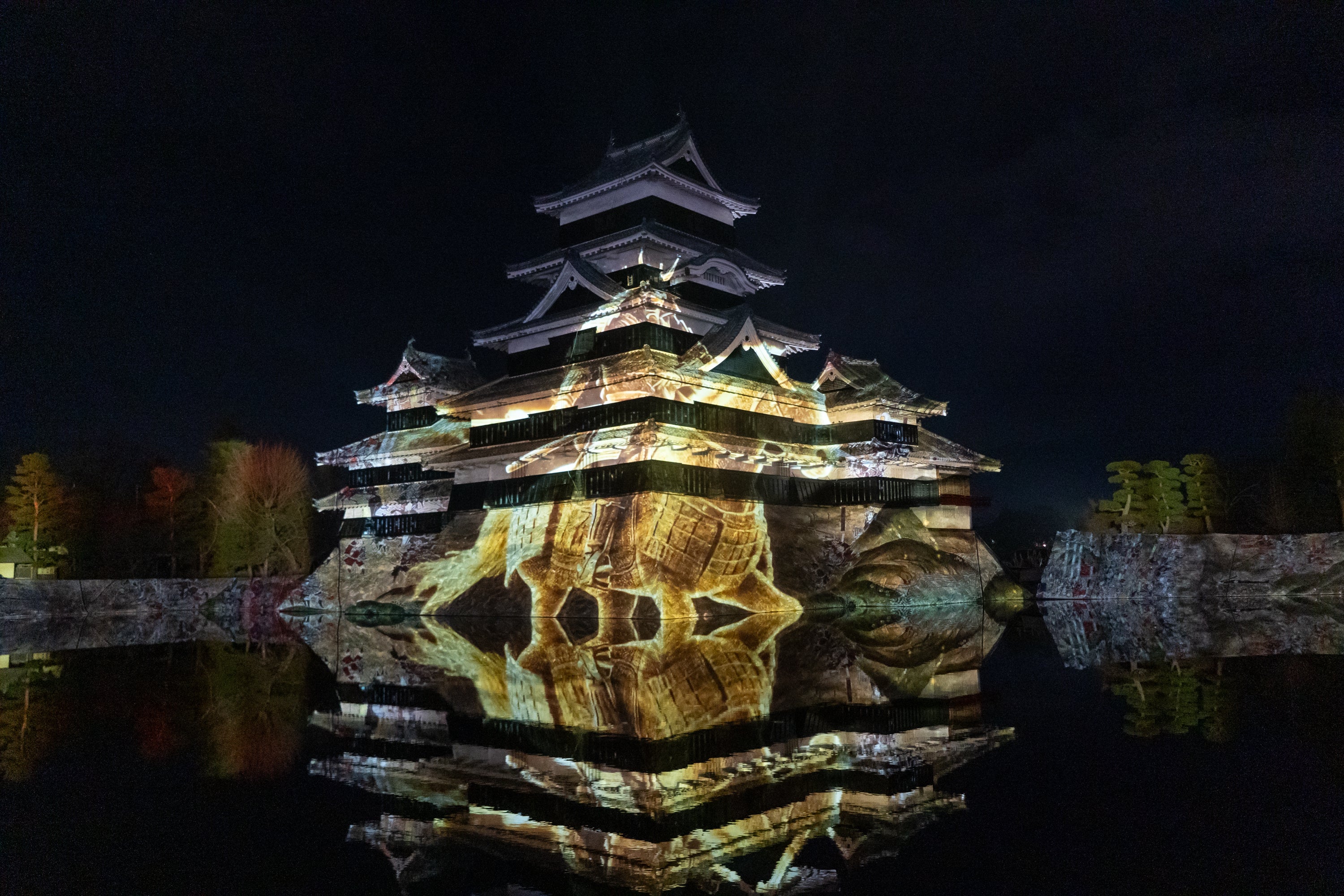 National Treasure Matsumoto Castle Tower Projection Mapping 2025-2026