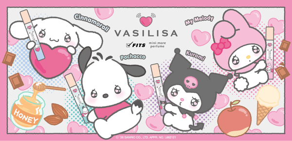 Colección de mini perfumes de Sanrio