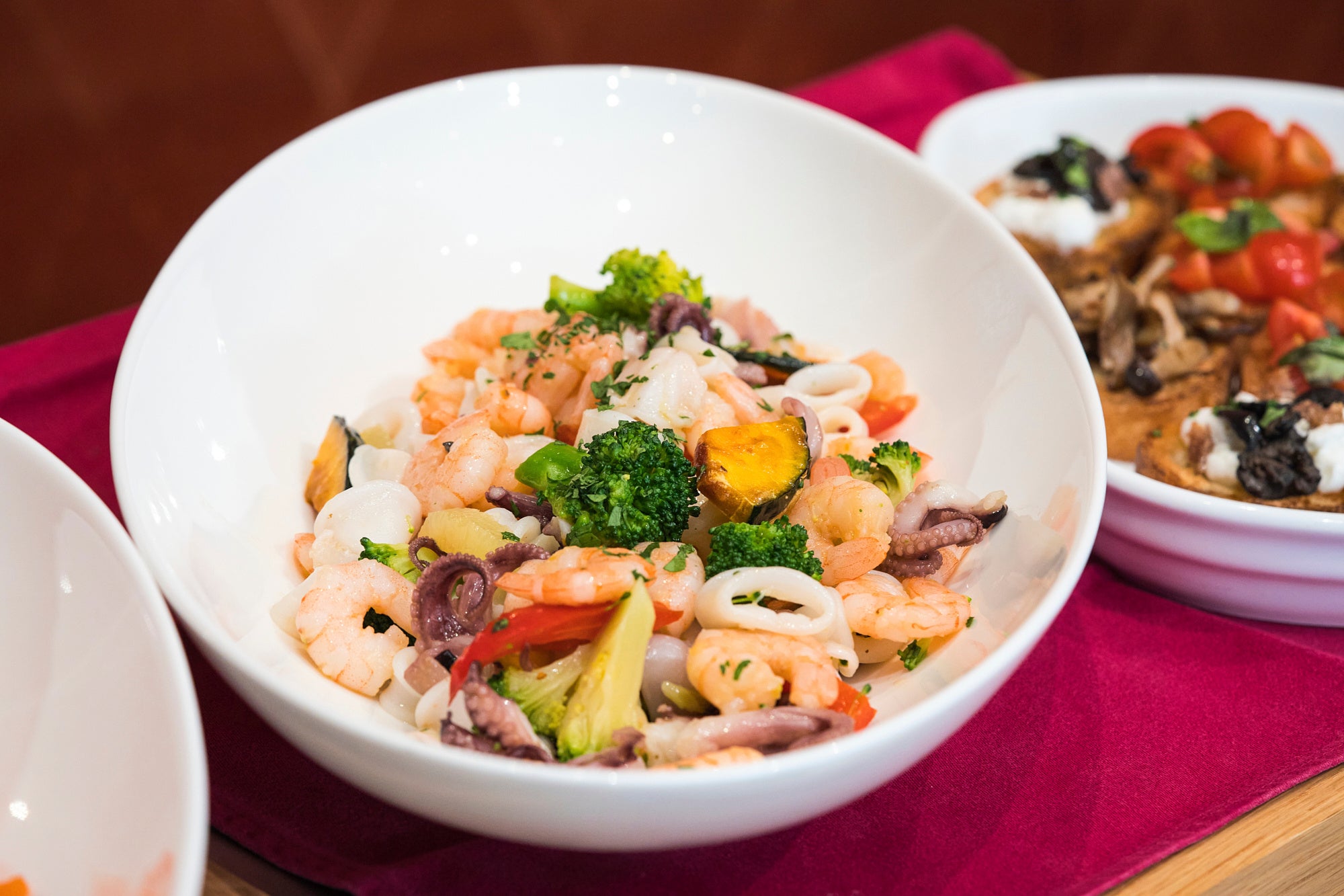 피자 준비 클로즈업