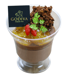 GODIVA High Cacao Chocolate Almond Jelly