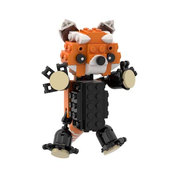 Red Panda LEGO Build