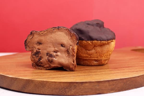 Éclair crujiente de chocola