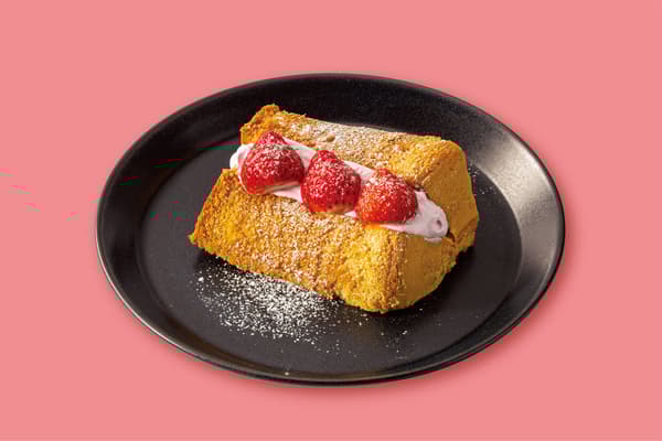 Strawberry Maple Chiffon Cake