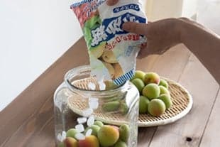 使用冷凍南高梅製作梅子糖漿