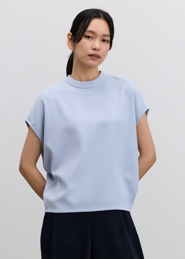 立领茧型衬衫 (L.BLUE) ¥12,100