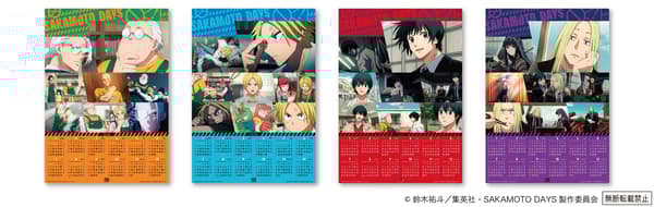 2026 Clear Poster Calendar - 4 Types Total
