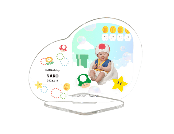 Mini soporte acrílico (Super Mario)