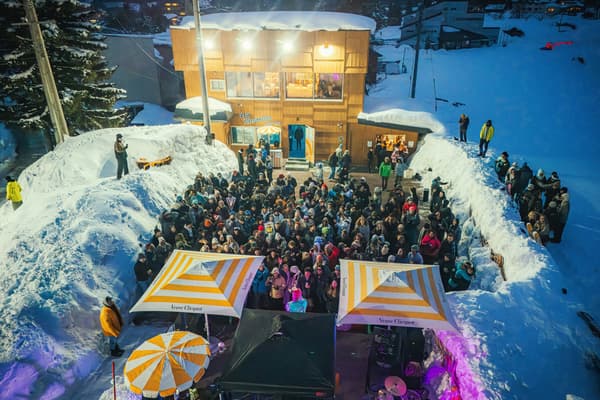 Pop-up terrace setup