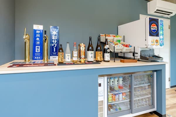 Drink bar at the reception building