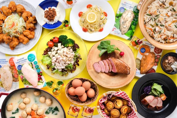 Easter buffet featuring Amatake collaboration dishes