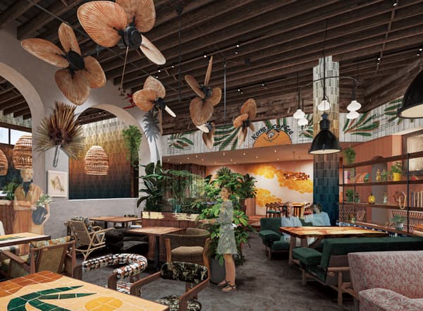 Kona's Coffee Natori interior