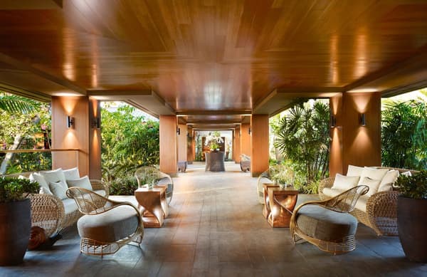 度假酒店泳池区