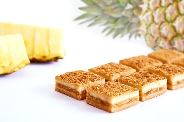 Juicy pineapple flavor and a subtle hint of coconut in every bite