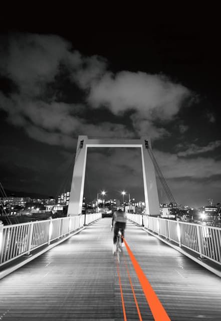 騎著運動自行車在風景優美的道路上騎行的自行車手