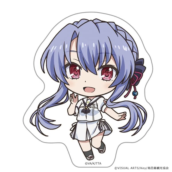 成濑白羽模切贴纸