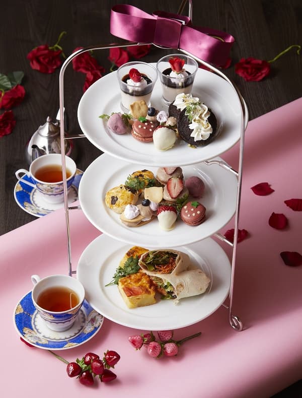 Cheshire Cat's Strawberry Valentine Afternoon Tea