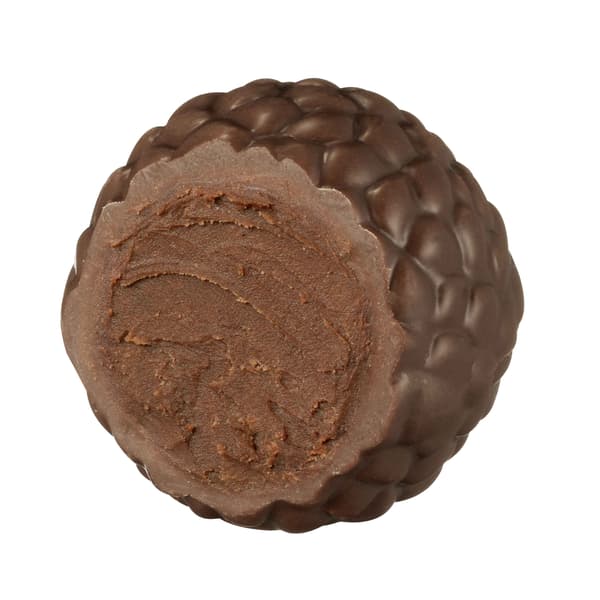 松露巧克力榛果閃耀橫截面