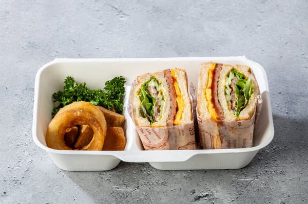 Pork-Egg Sand with Taro Karaage