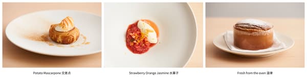 Platos del curso de postres de invierno