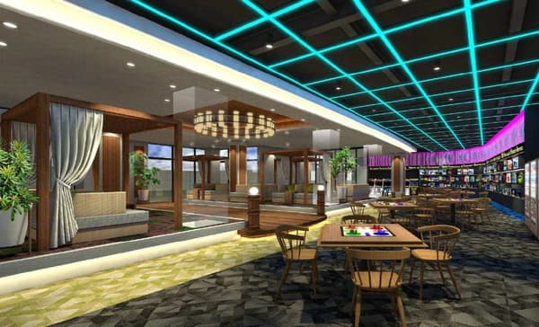 리조트 라운지 렌더링