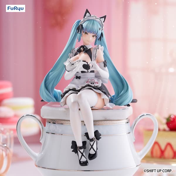 杯面盖手办 不友善女仆Privaty - 正面视图