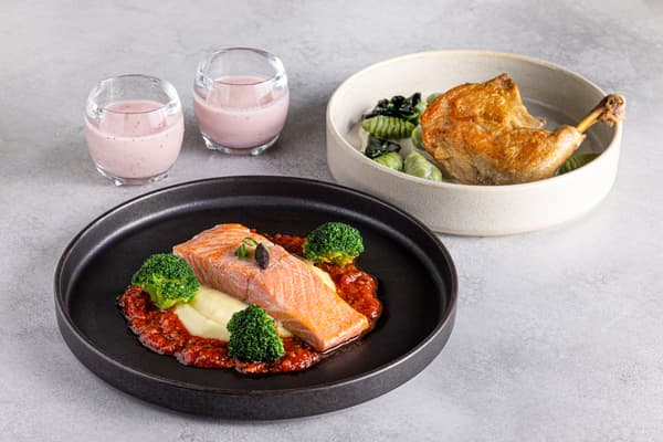 Sessions 1 and 2 – choice of main dish and soup