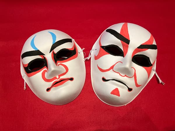 Kumadori mask-making workshop