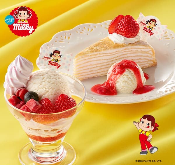 Milky Mille Crepe and Mini Parfait