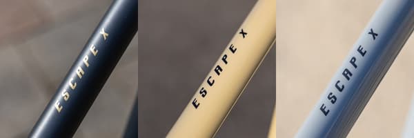 Three frame colors based on subdued earth tones that blend into both city and nature