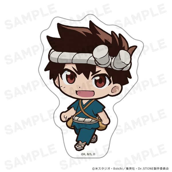 Dr.STONE Stickers - Dr. Xeno and Stanley