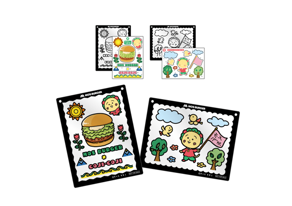 Coji-Coji Stick-and-Color Sticker Sheet