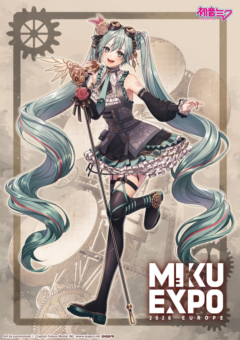 Main visual for HATSUNE MIKU EXPO 2026 EUROPE