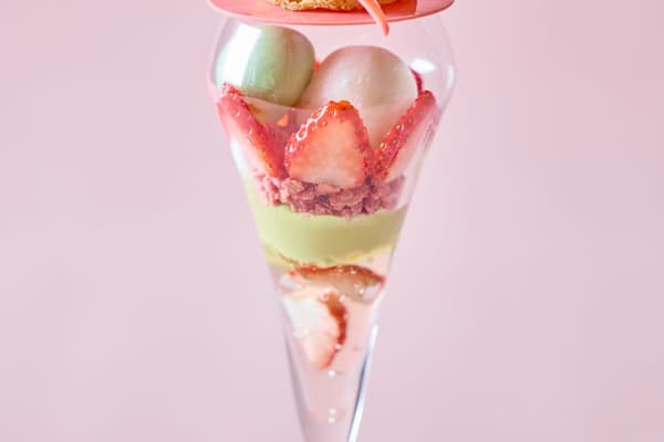 Lower tier of the parfait