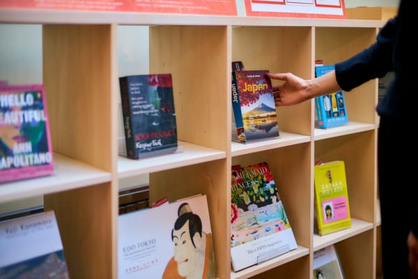 Time with a book discovered on your journey.